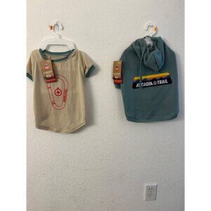 Top Paw cutie hoodie & Arcadia Logo tee doe size medium